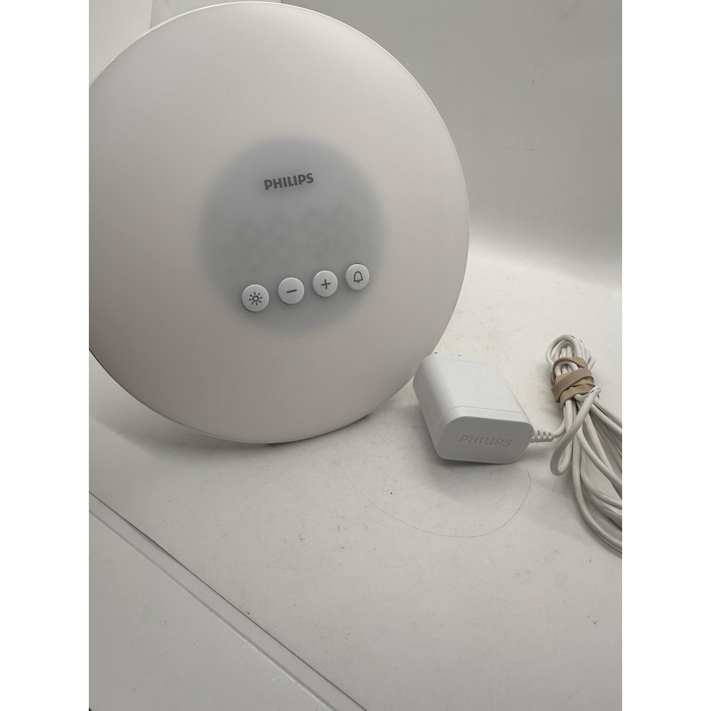 Philips HF3500 Wake Up Light Sunrise Alarm Clock White LED Luminaire‎ Lamp
